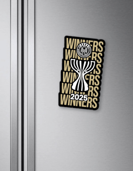 SMFC 2025 League Cup Winners Fridge Magnet