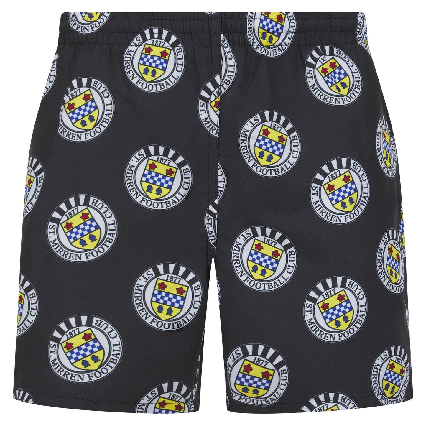 Jnr Patterned Swim Short Dark Grey