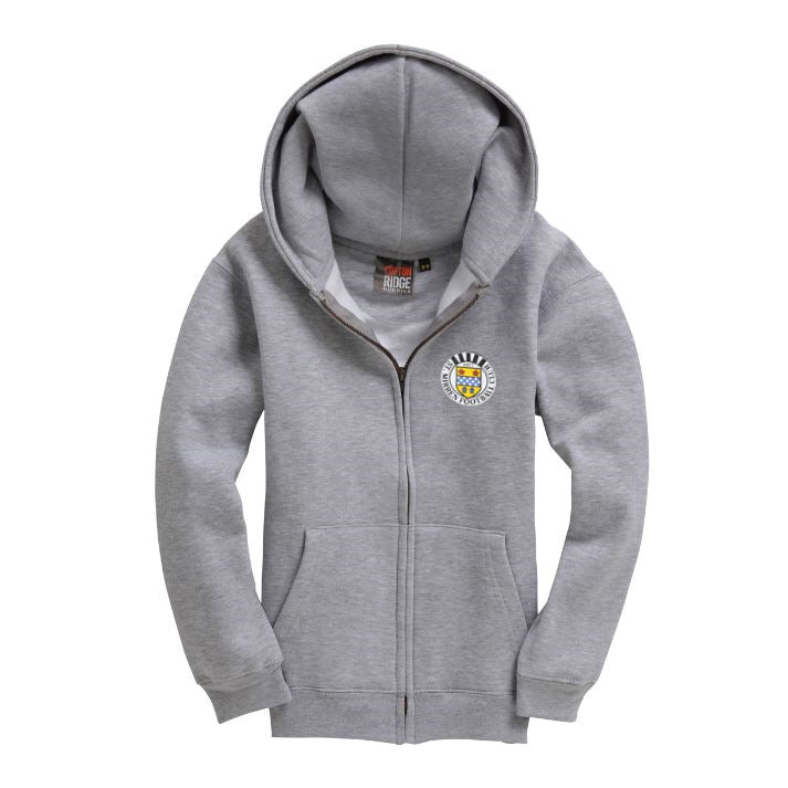 Jnr Ribbed Crest Zoodie