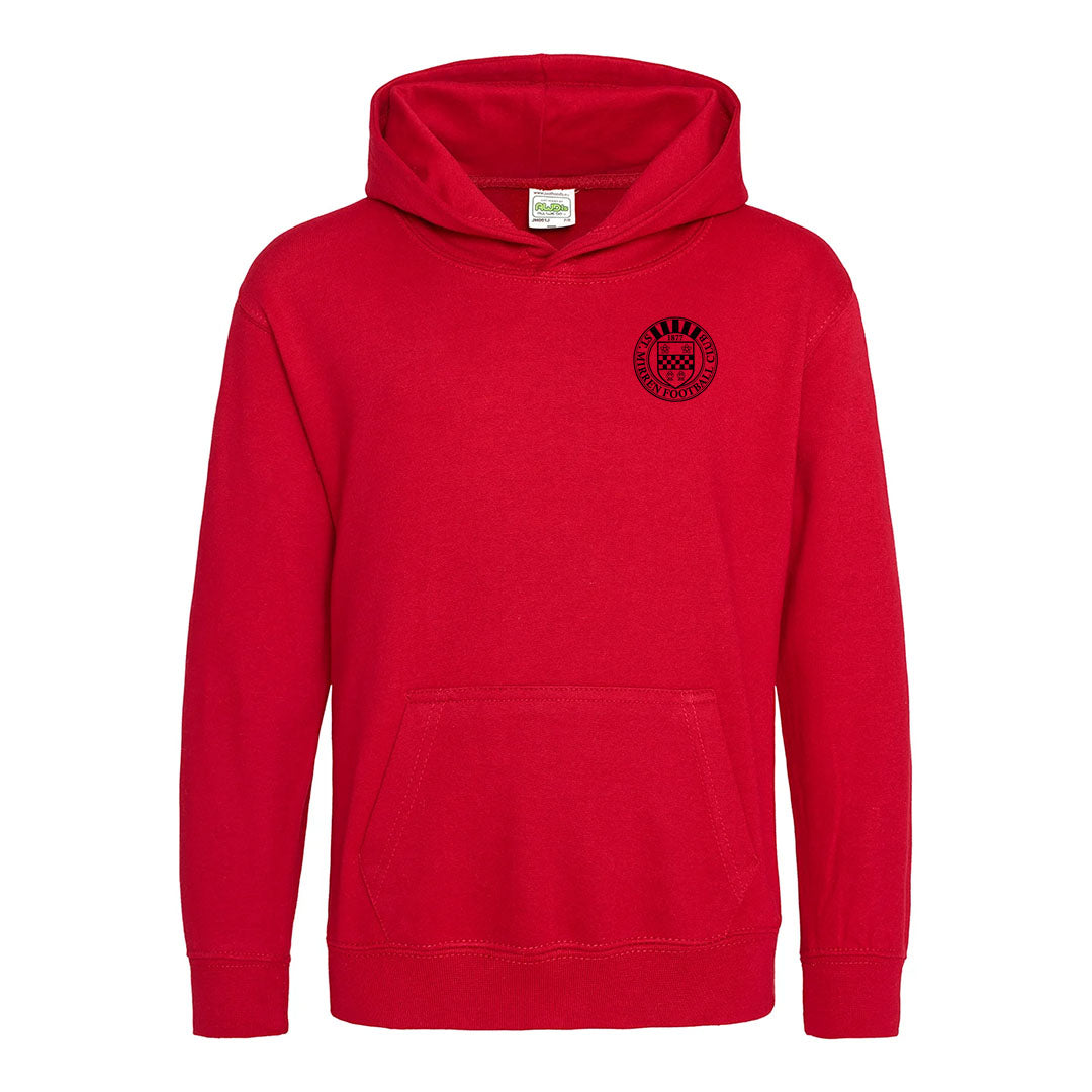 Jnr SMFC Crested Hoodie Red