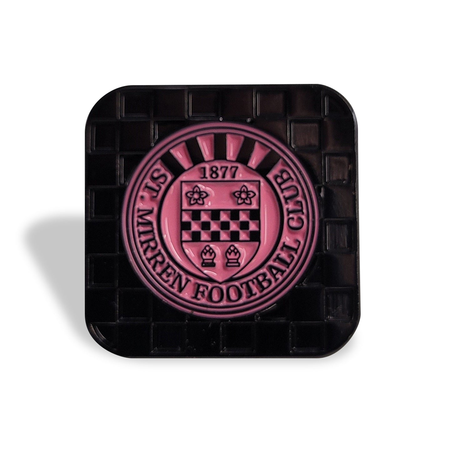 23/24 Away Checkered Pink Crest Pin