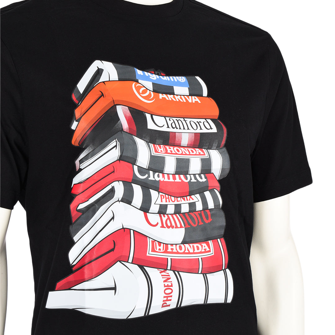 SMFC Retro Stack Tee Black