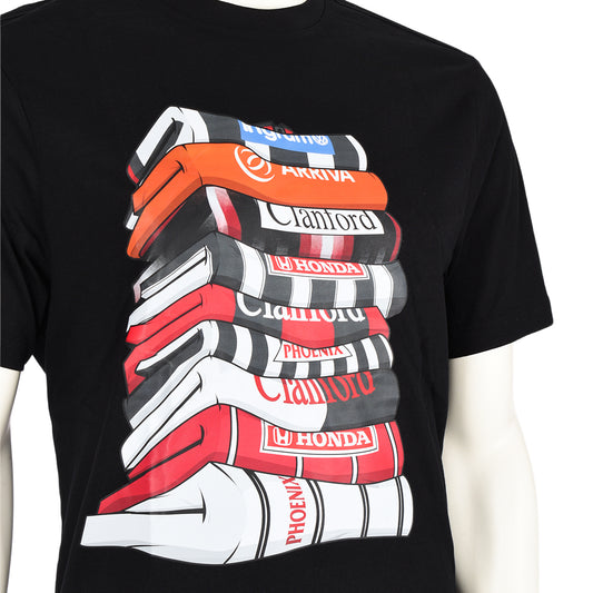 SMFC Retro Stack Tee Black