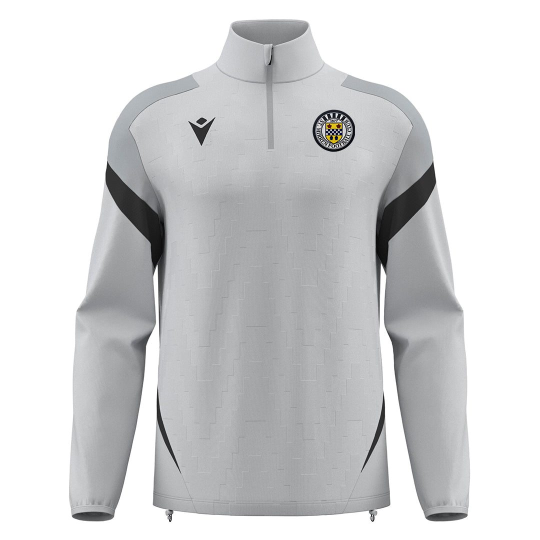 Jnr SMFC 26/27 Training 1/4 Zip Stone Grey