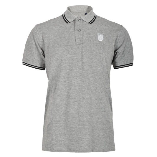 SMFC Legacy Tipped Polo Heather Grey