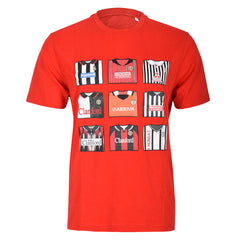 SMFC Retro Fold Tee Red
