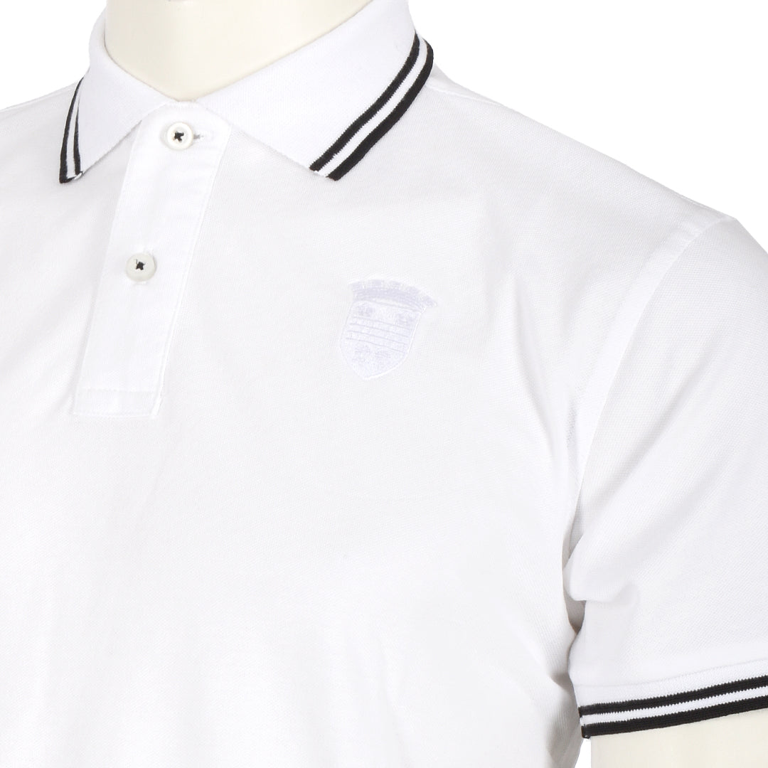 SMFC Legacy Tipped Polo White