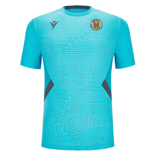 Jnr SMFC 23/24 Matchday T-Shirt Neon Sky|Anthracite