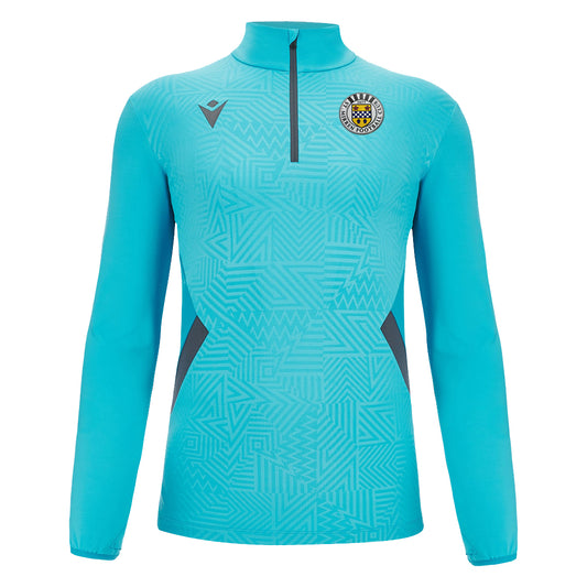 SMFC 23/24 Matchday Pro 1/4 Zip Neon Sky|Anthracite