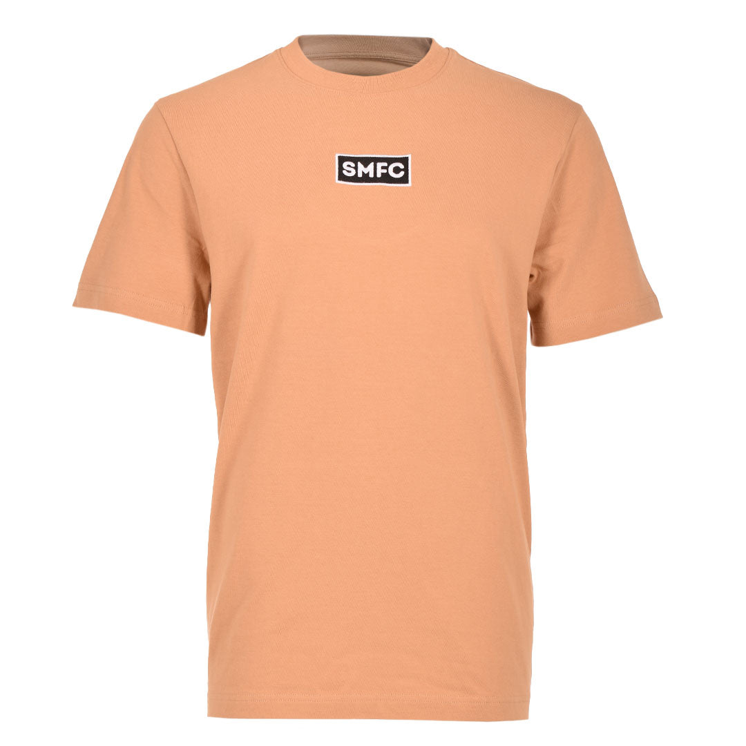 SMFC Heavy Cotton Block Text T-Shirt Latte