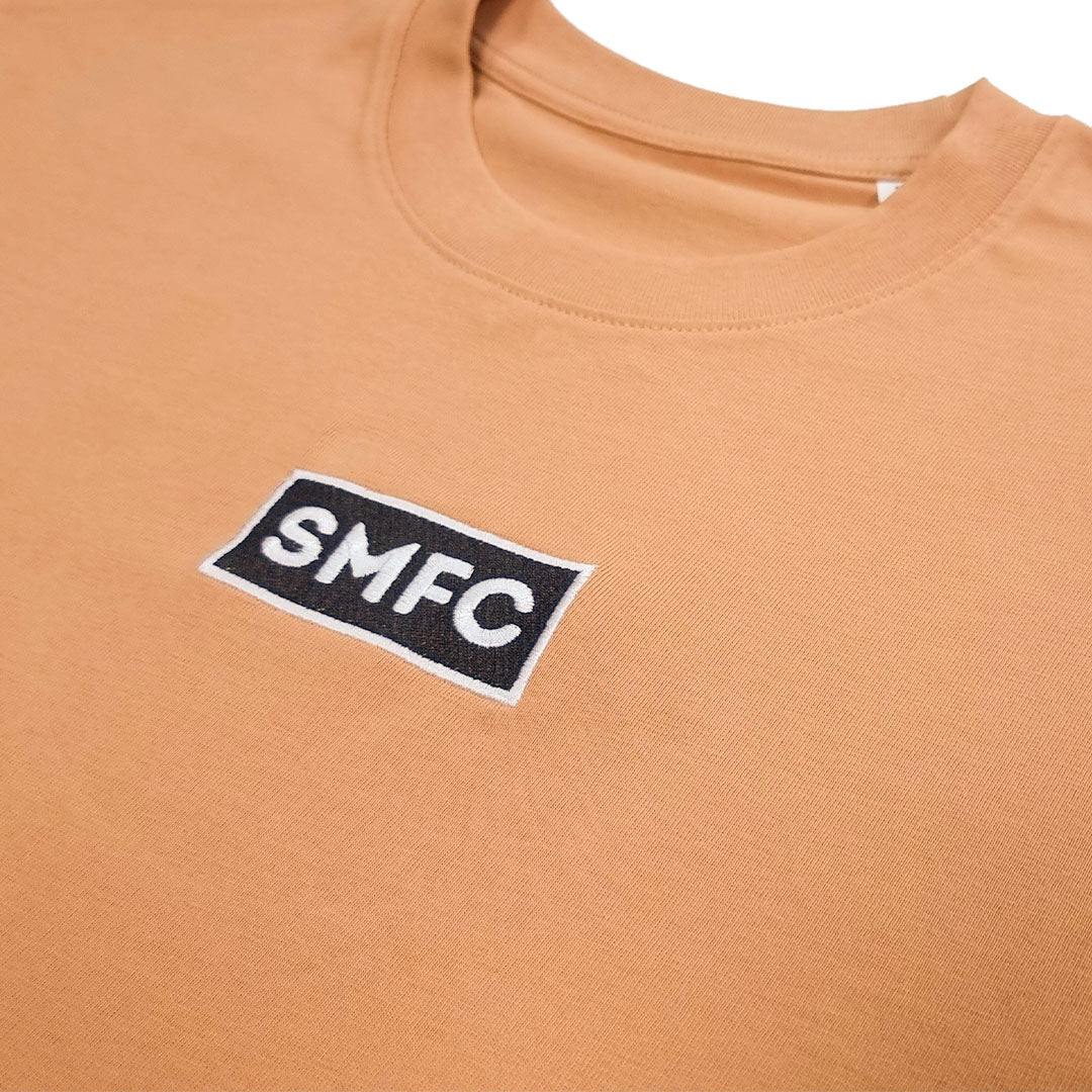 SMFC Heavy Cotton Block Text T-Shirt Latte