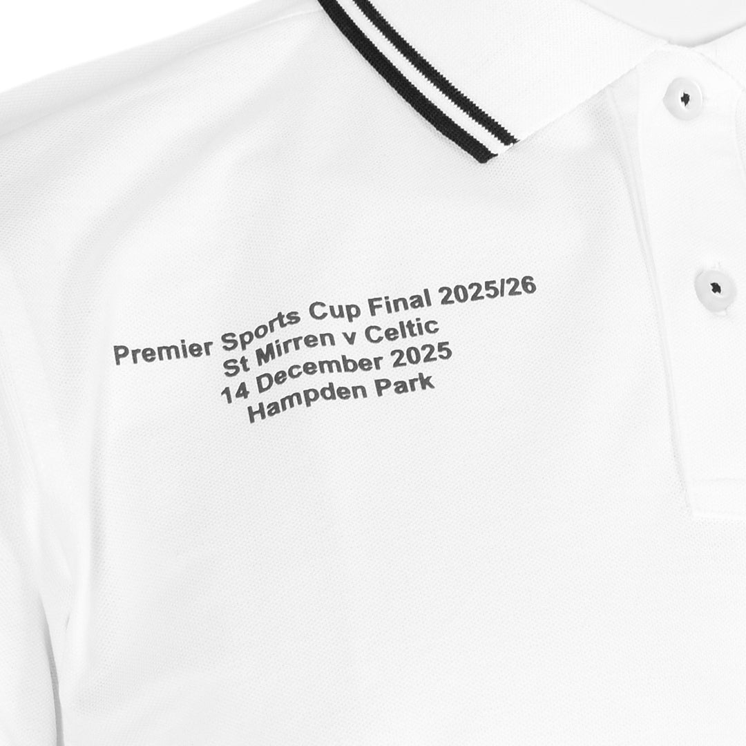 SMFC League Cup Final Polo White|Black