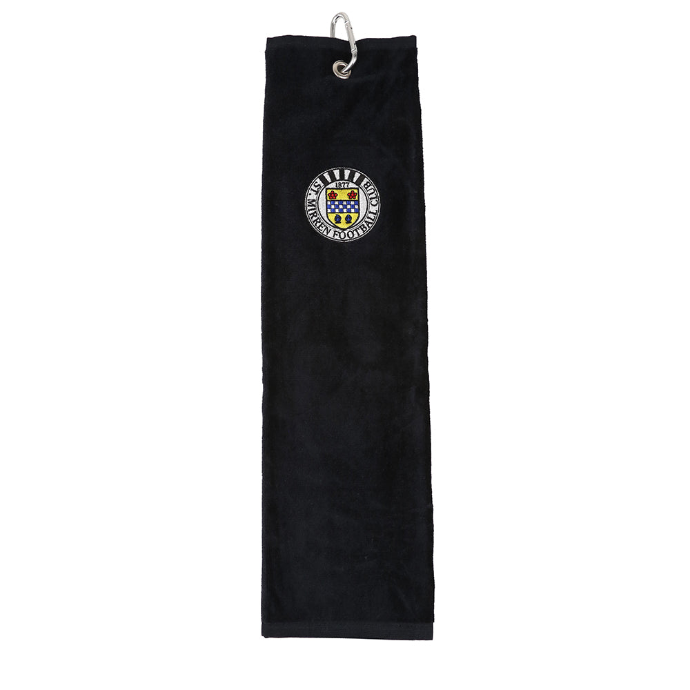 Icon Golf Towel Black