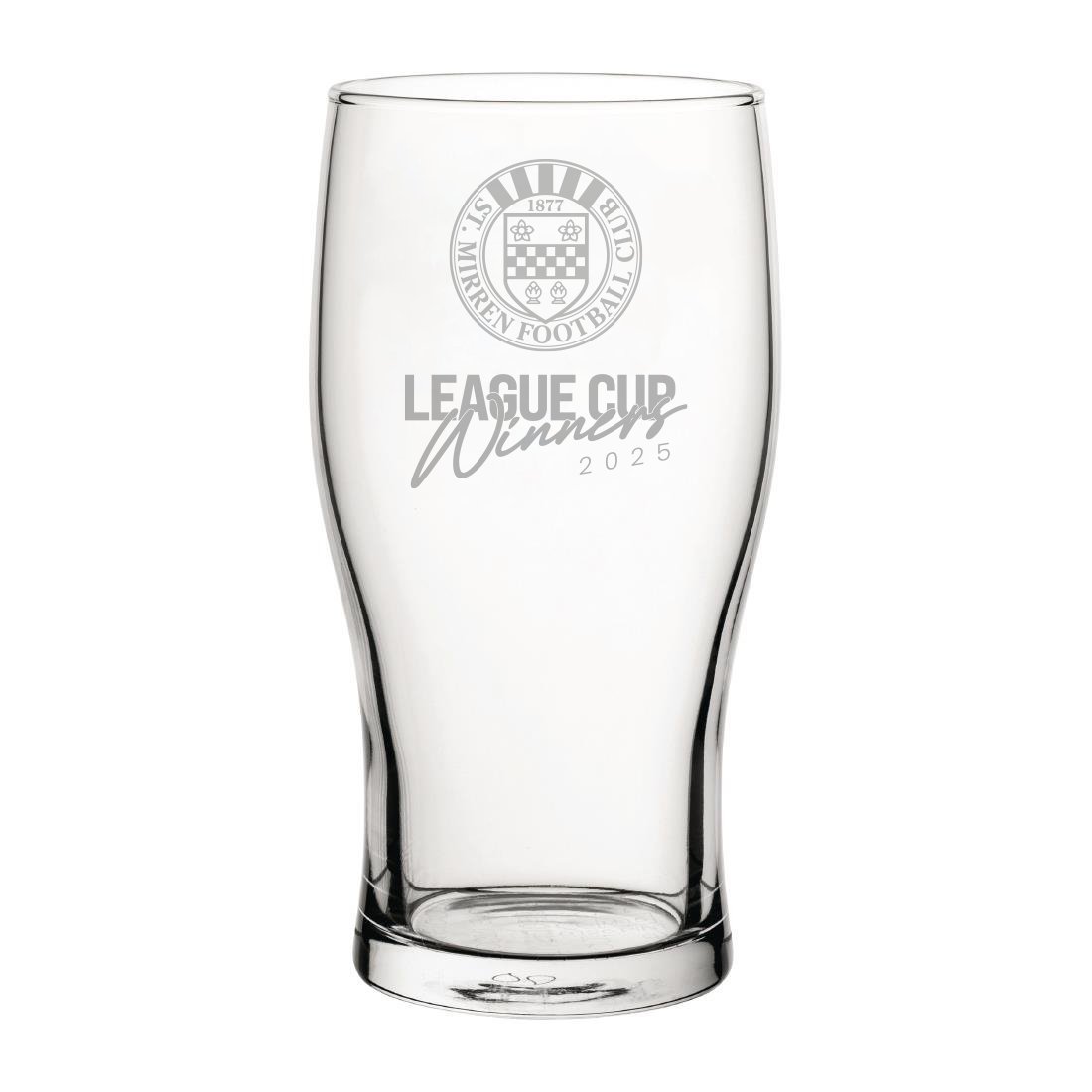 SMFC 2025 League Cup Winners Pint Glass