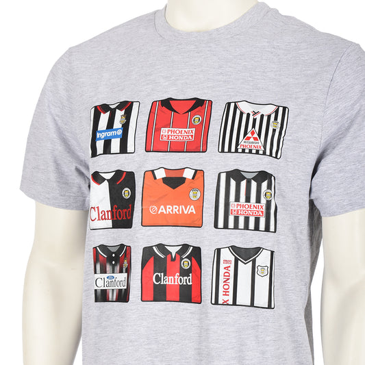 SMFC Retro Fold Tee Grey