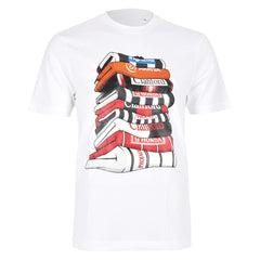 SMFC Retro Stack Tee White