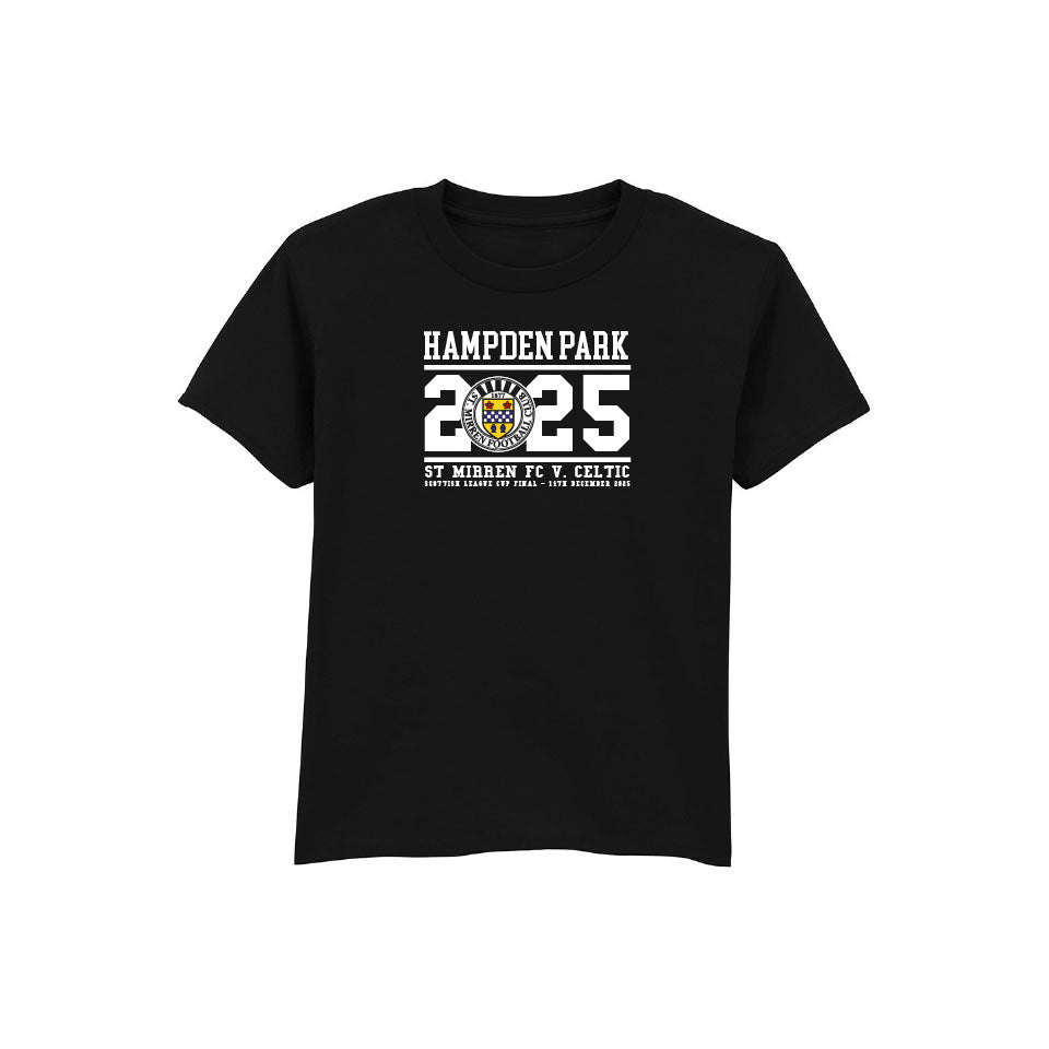Jnr SMFC Hampden Park 2025 Final Tee Black