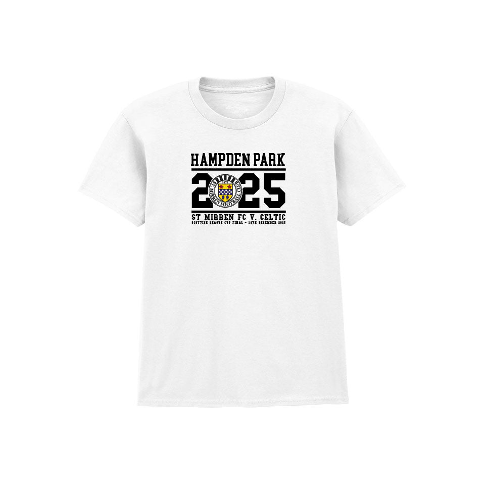Jnr SMFC Hampden Park 2025 Final Tee White