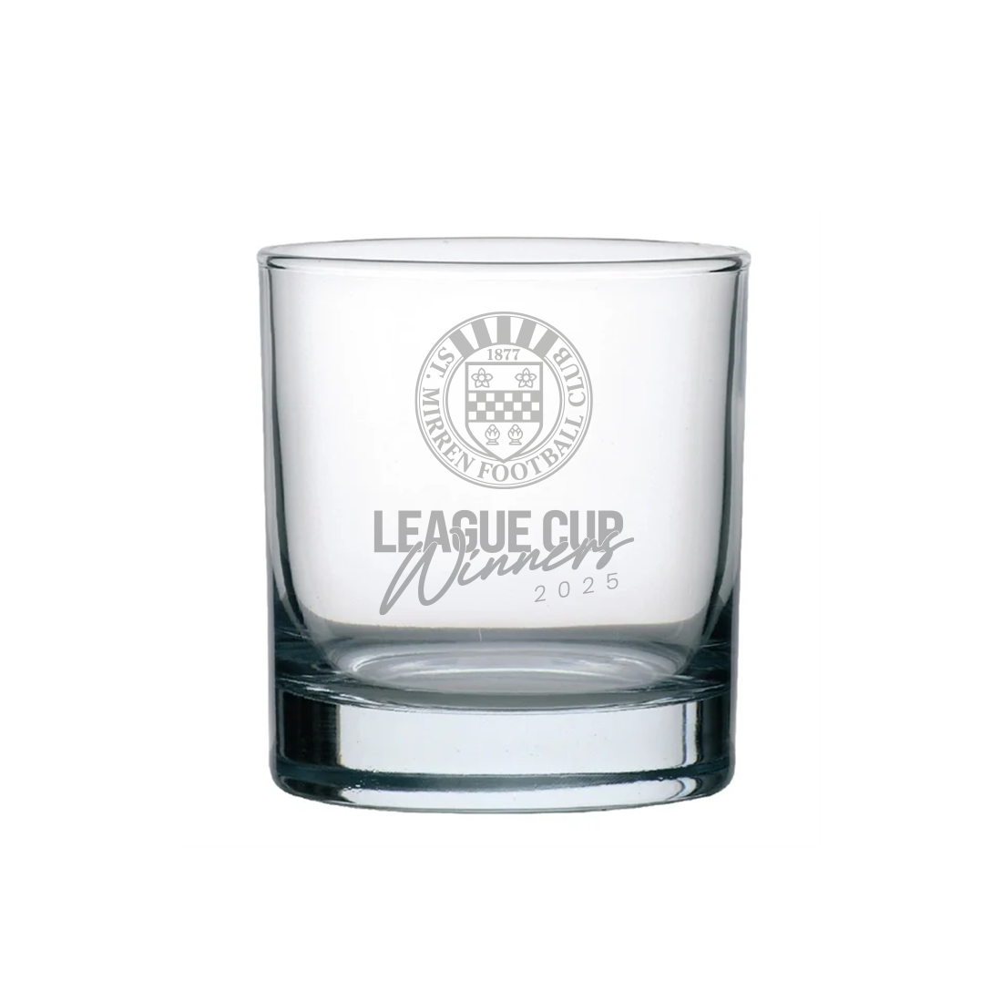 SMFC 2025 League Cup Winners Whiskey Glass