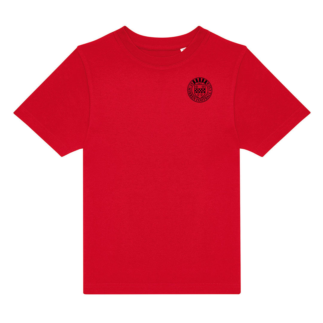 Jnr SMFC Crested Tee Red