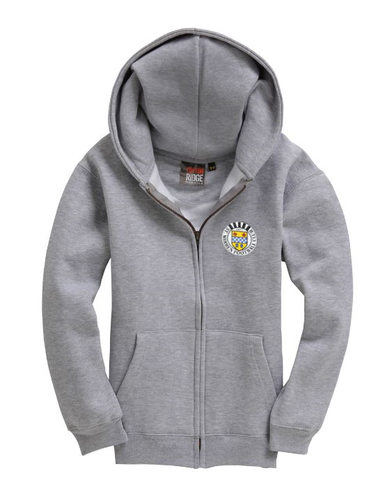 Jnr Ribbed Crest Zoodie