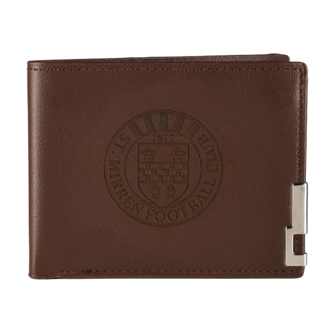 St Mirren Brown Leather Wallet