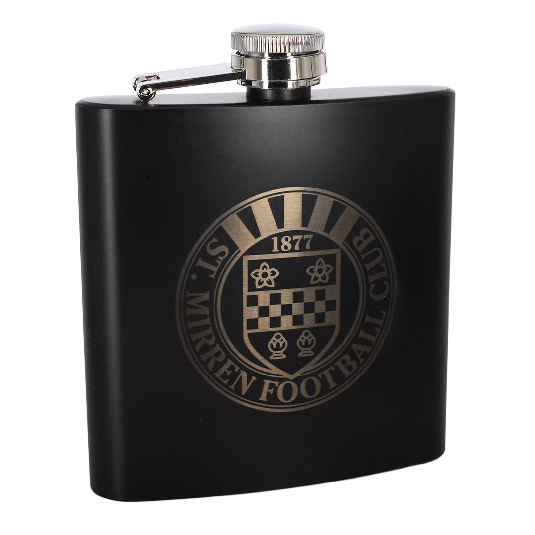 SMFC Stainless Steel 6oz Hip Flask Gift Set