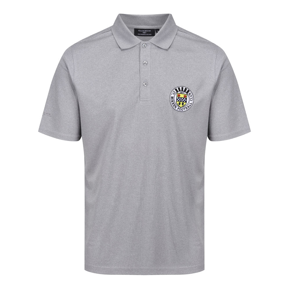 Glenmuir Deacon Polo Light Grey Marl